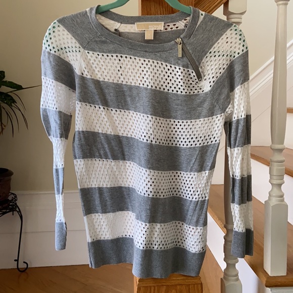 Michael Kors mesh striped sweater - Picture 4 of 9